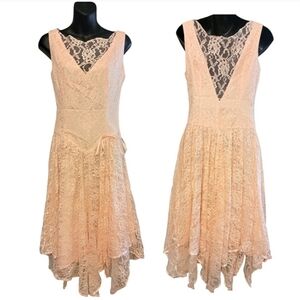 VTG Roberta California Lace Party Dress Sz 3/4